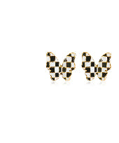 Butterfly stud earrings