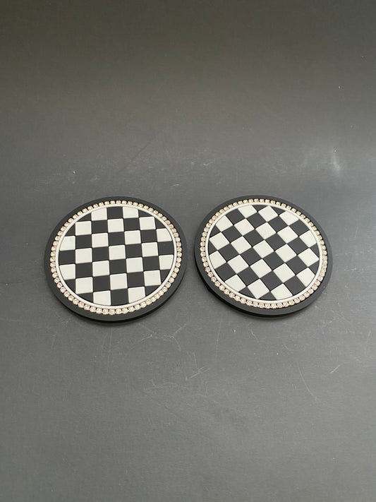 Rhinestone Car Coasters