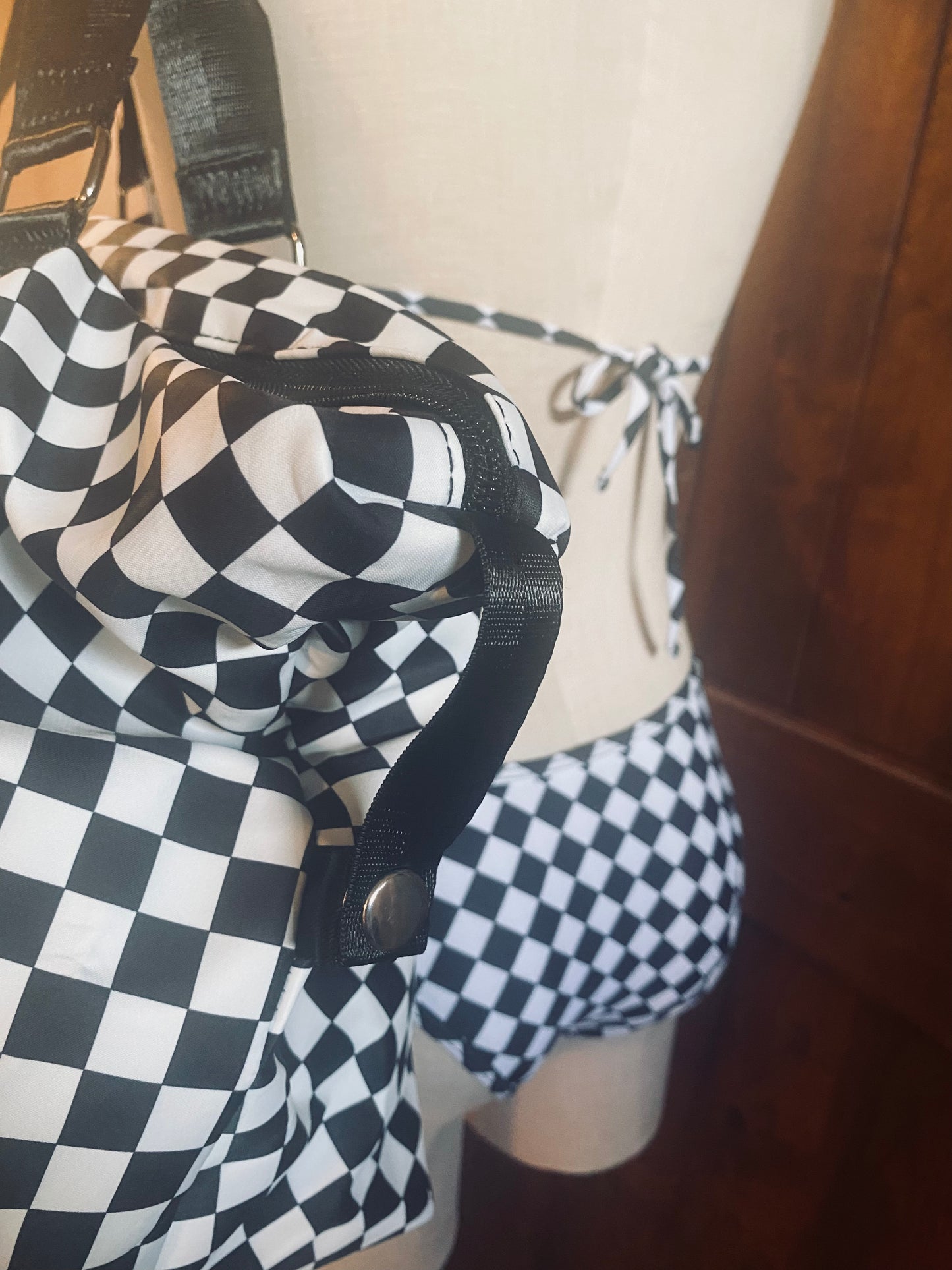 Checkered Duffle