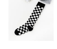 Checkered Knee High Sock