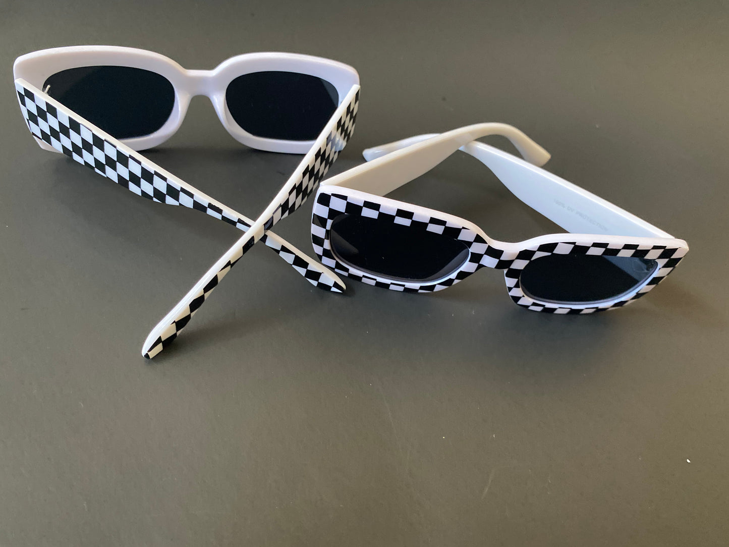 Black & White Checkered sunglasses