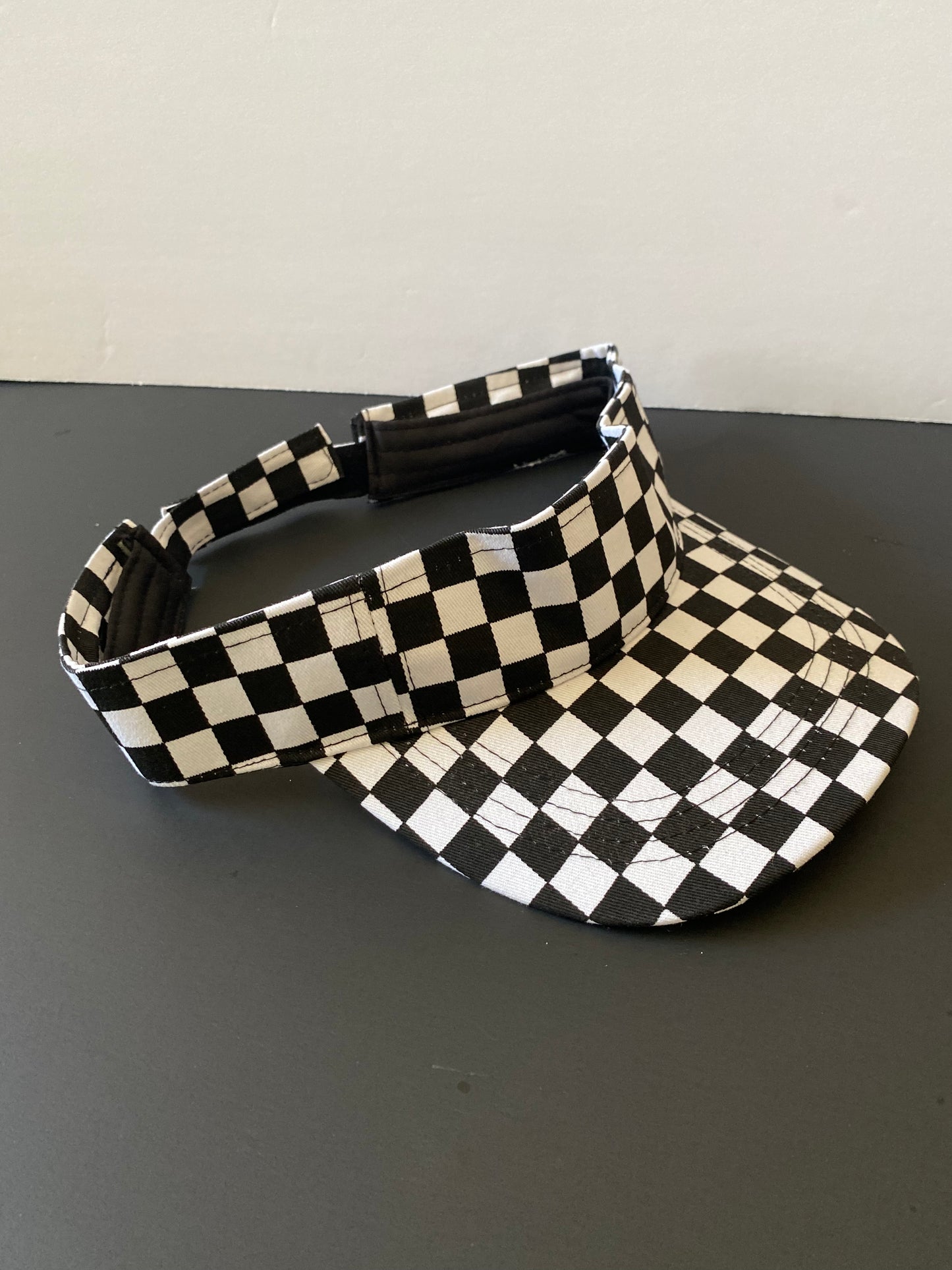 Checkered Sun Visor