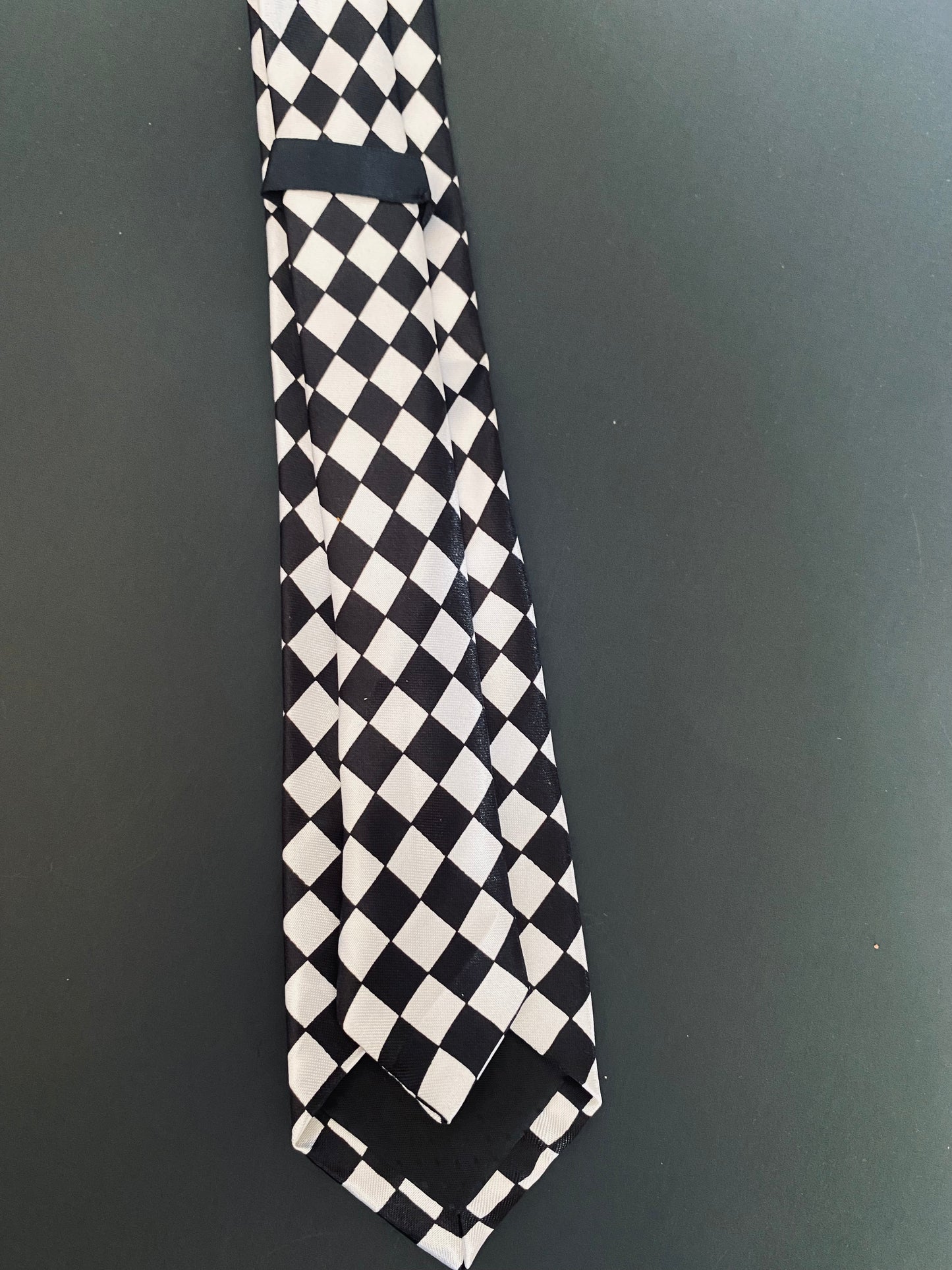 Checkered tie