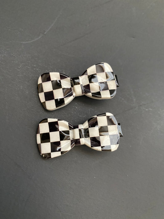 Mini Round Bow Alligator Clip