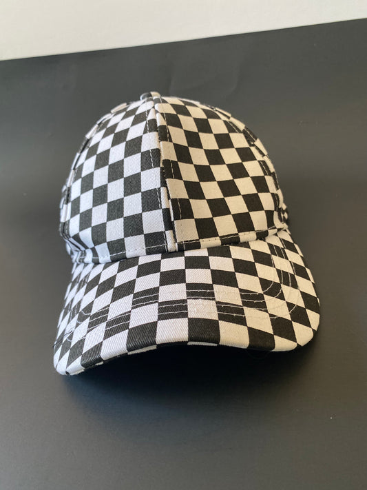 Checkered Baseball Hat
