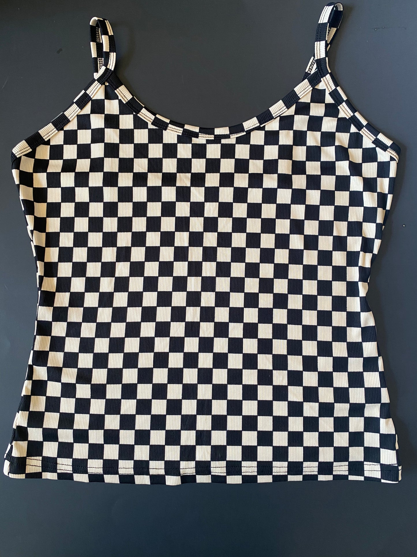 Checkered Ribbed Tank